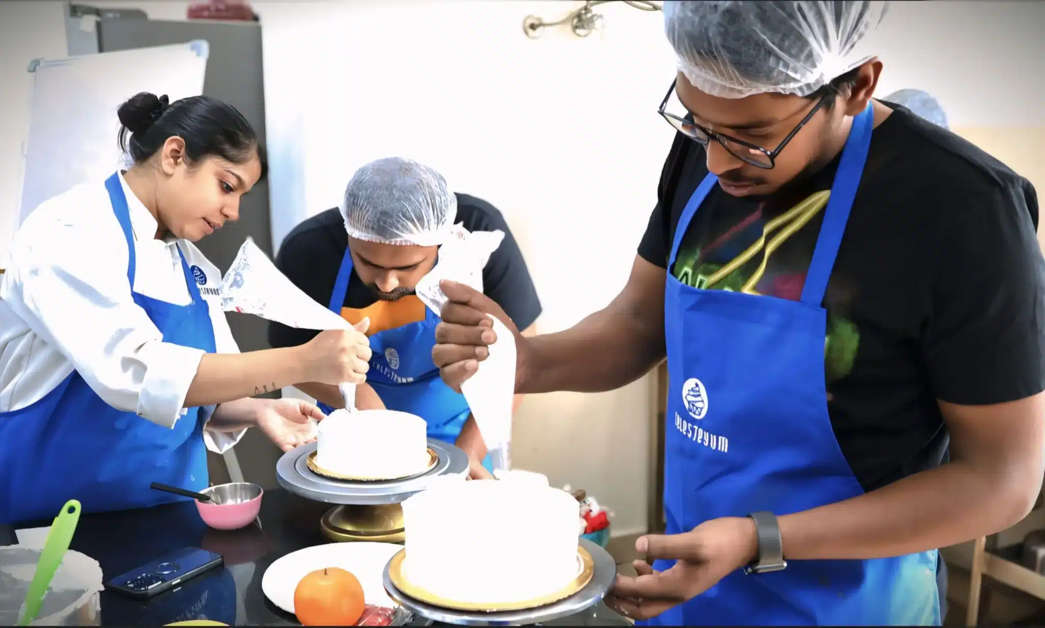 Professional cake decoration and practical baking skills training at Celesteyum Academy