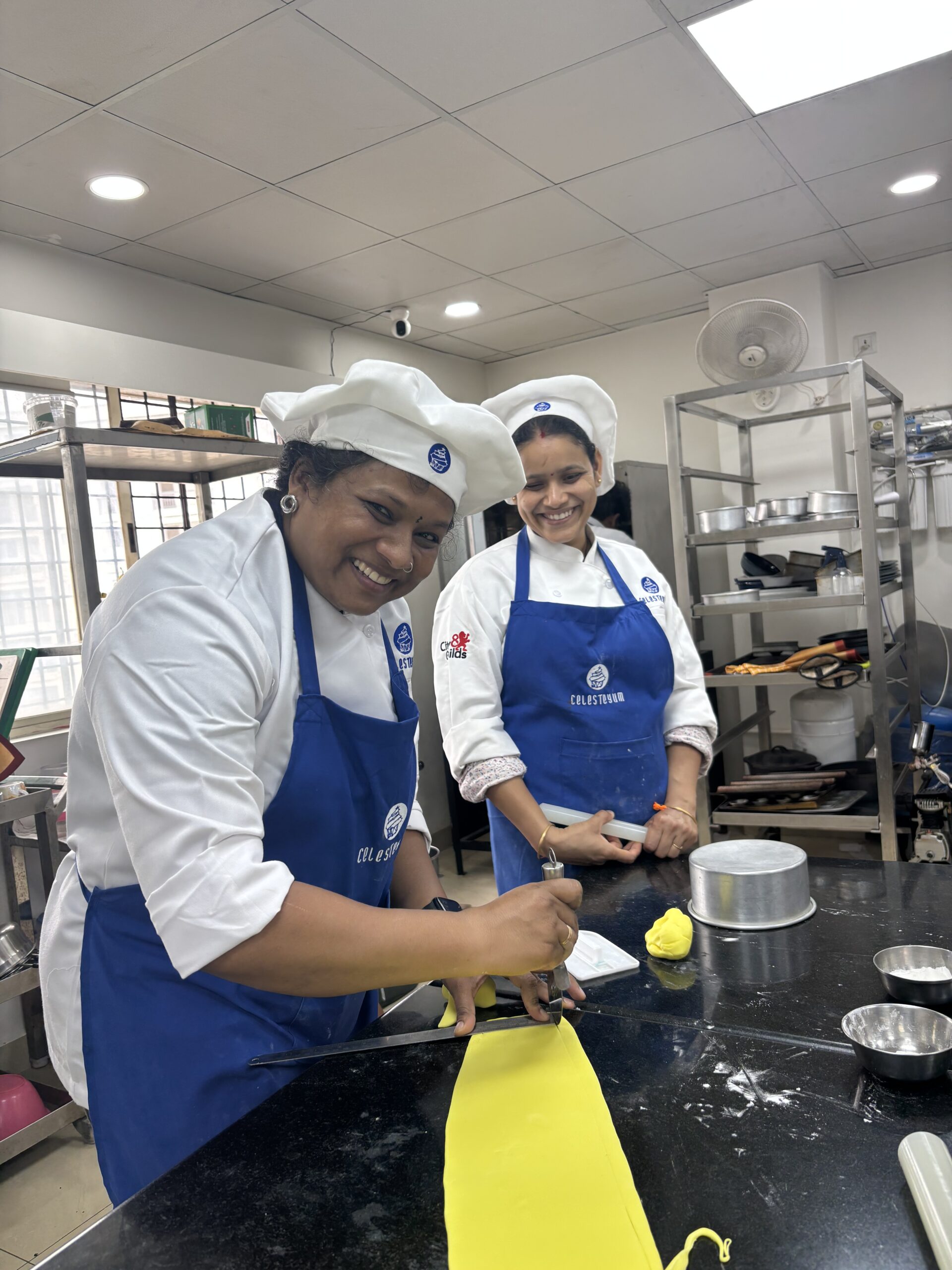Hands-on classroom training at Celesteyum Academy in Whitefield, Bangalore